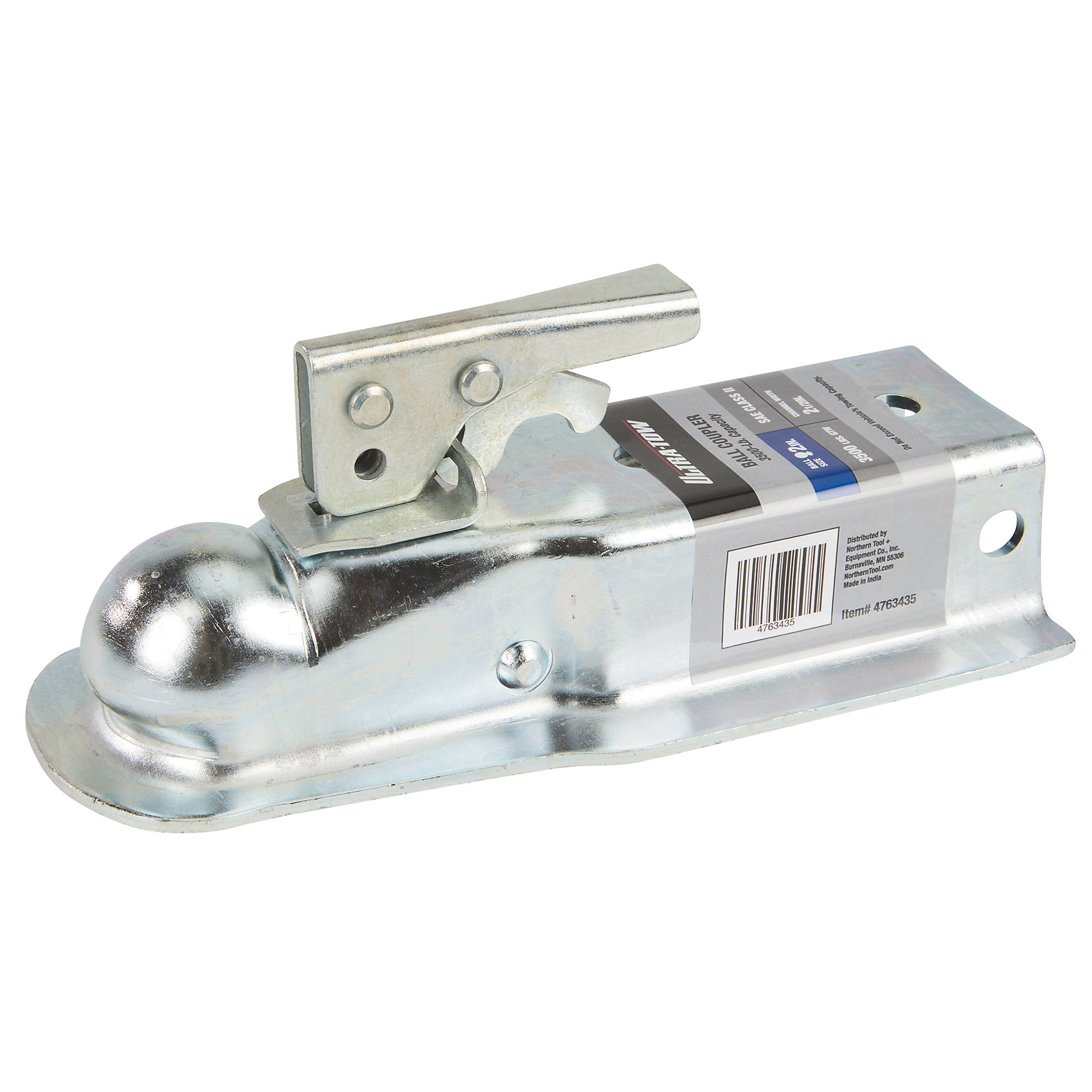 Ultra-Tow Posi-Lock Trailer Coupler, Fits 2in. Ball, 2-1/2in. Channel, 3500-Lb. GVW Capacity, Model# 605664a